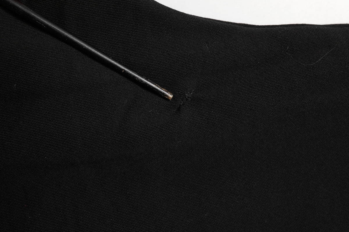 Pantalon cargo Dolce &amp; Gabbana en mélange de coton noir à cordon de serrage