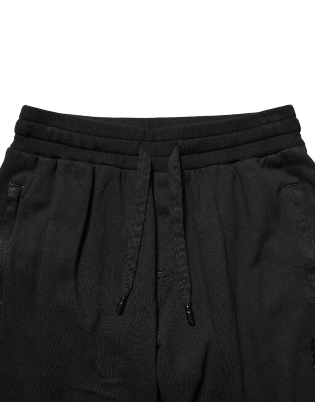 Pantalon de jogging Dolce &amp; Gabbana pour homme, en coton noir avec logo DG