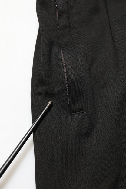 Dolce & Gabbana Black Cotton DG Logo Men Jogger Pants