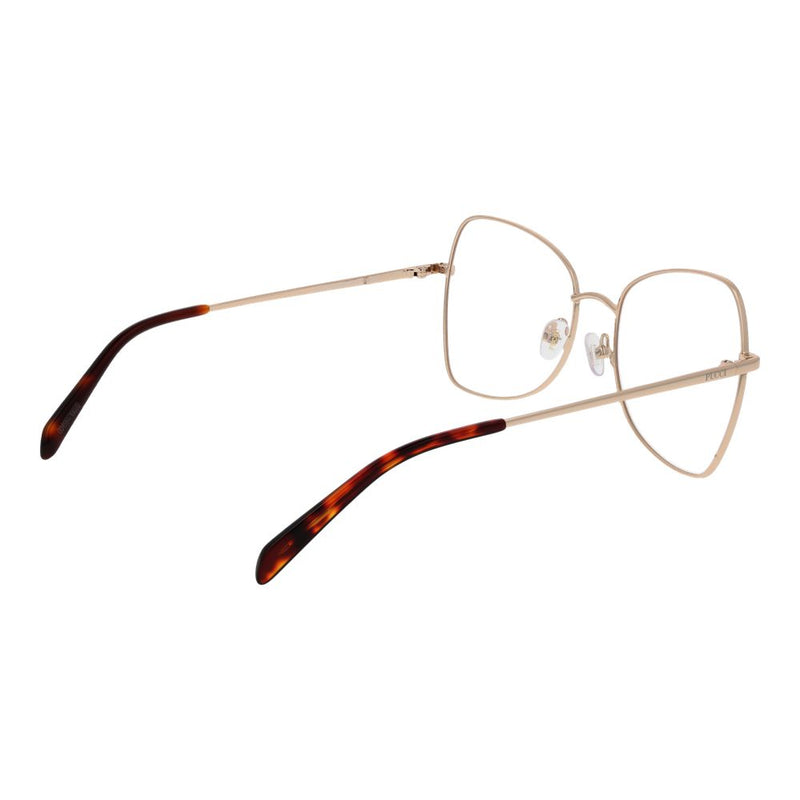 Emilio Pucci Gold Women Glasses Frame - Luxury Eyewear