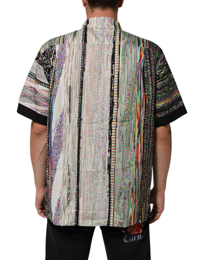 Dolce &amp; Gabbana Multicolor Grafisch Kraag Casual Shirt