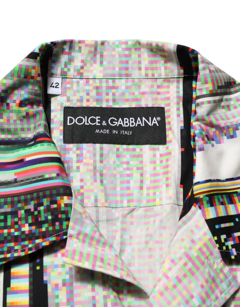 Dolce &amp; Gabbana Multicolor Grafisch Kraag Casual Shirt