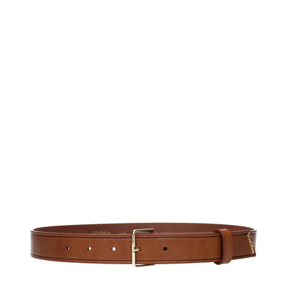 Ceintures en cuir marron Max Mara, taille standard