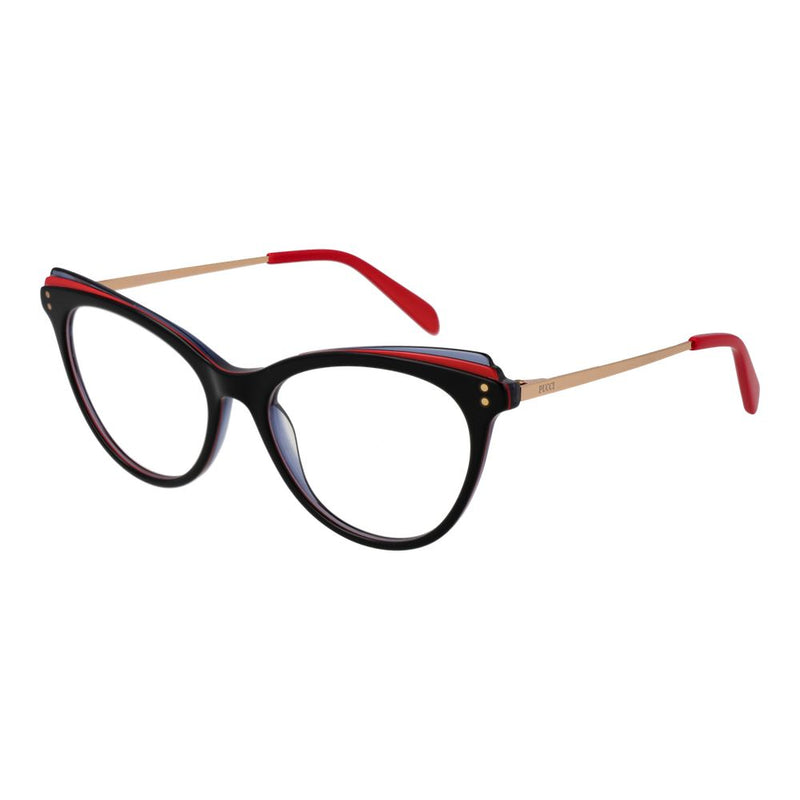 Emilio Pucci Lunettes Cat Eye Noires pour Femmes
