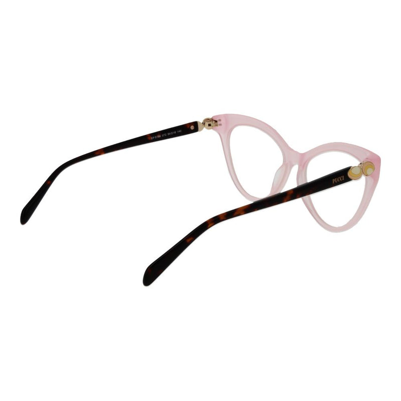 Emilio Pucci Pink Women Glasses Frame - Stylish Cat-Eye Design
