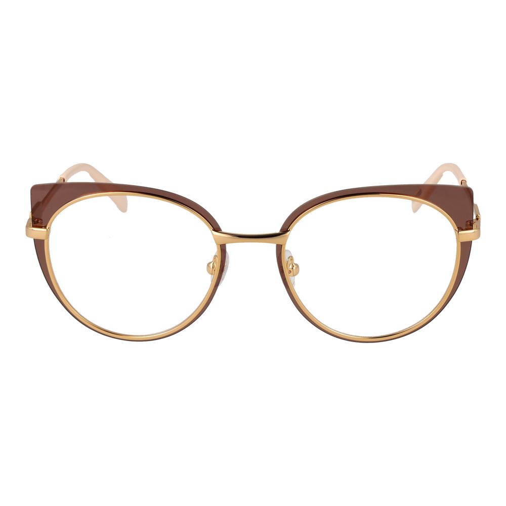 Emilio Pucci Brown Women Glasses Frame - Stylish Butterfly Design