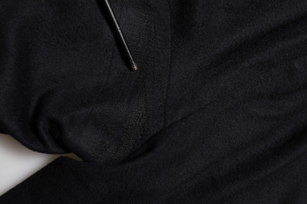 Pantalon habillé en cachemire noir Dolce &amp; Gabbana pour homme