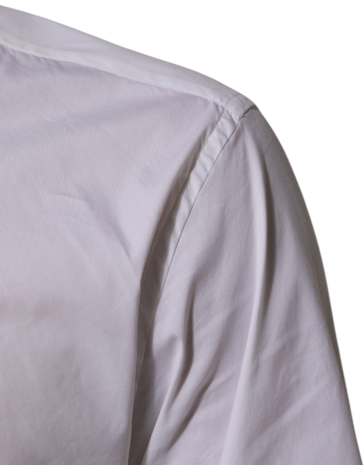 Chemise de ville pour homme Dolce &amp; Gabbana en coton blanc, modèle MARTINI.