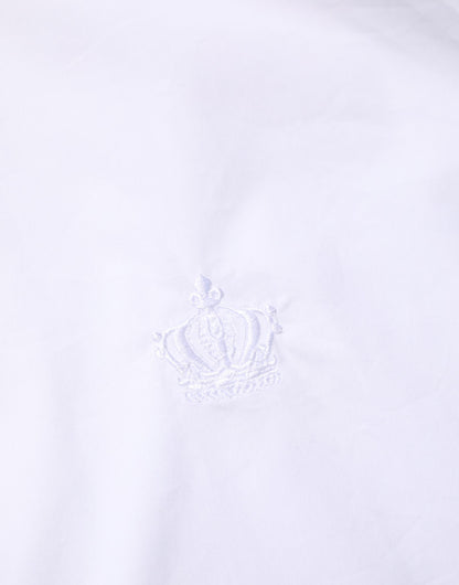Dolce & Gabbana White Cotton MARTINI Formal Men Dress Shirt