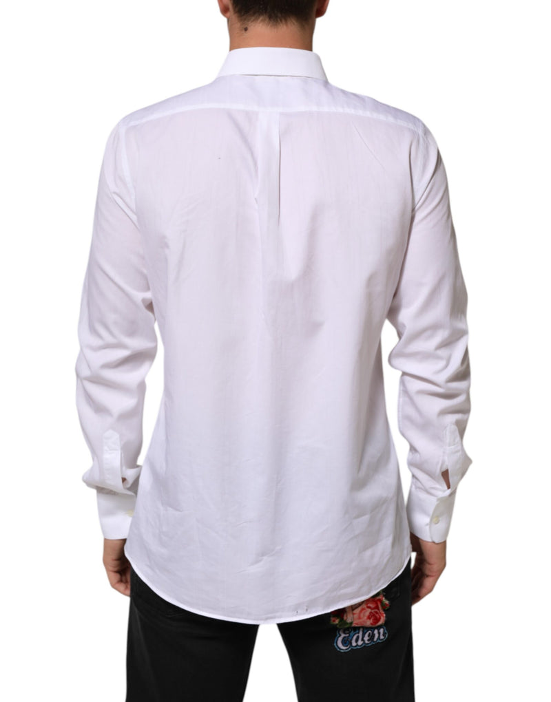 Chemise habillée Dolce &amp; Gabbana MARTINI en coton blanc pour homme