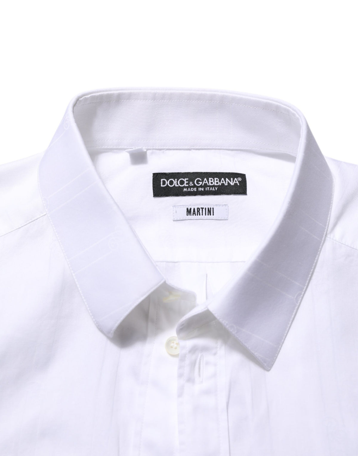 Chemise habillée Dolce &amp; Gabbana MARTINI en coton blanc pour homme