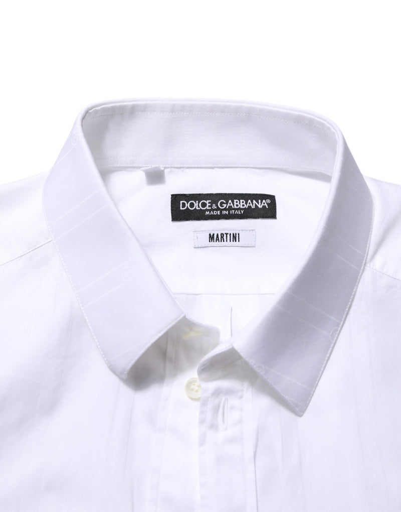 Chemise habillée Dolce &amp; Gabbana MARTINI en coton blanc pour homme