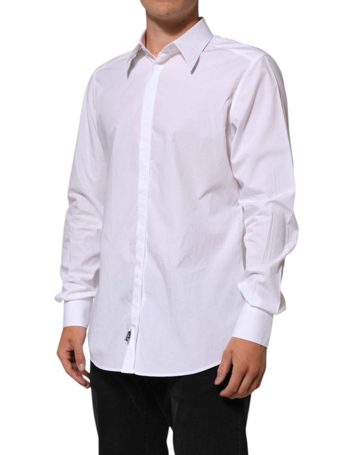 Chemise habillée Dolce &amp; Gabbana MARTINI en coton blanc pour homme