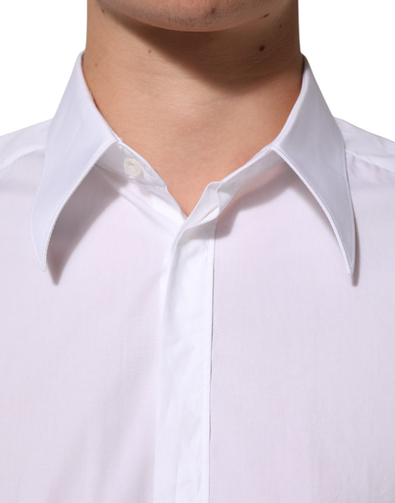 Chemise habillée Dolce &amp; Gabbana MARTINI en coton blanc pour homme