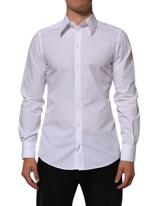 Chemise habillée Dolce &amp; Gabbana MARTINI en coton blanc pour homme