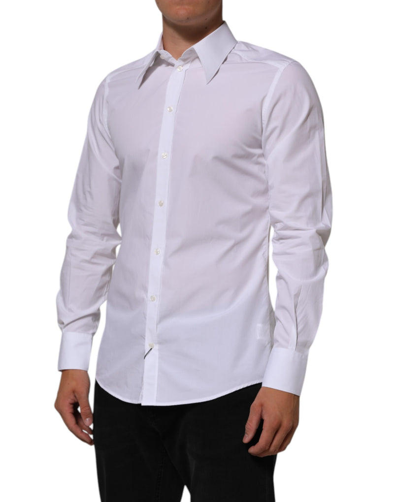 Chemise habillée Dolce &amp; Gabbana MARTINI en coton blanc pour homme