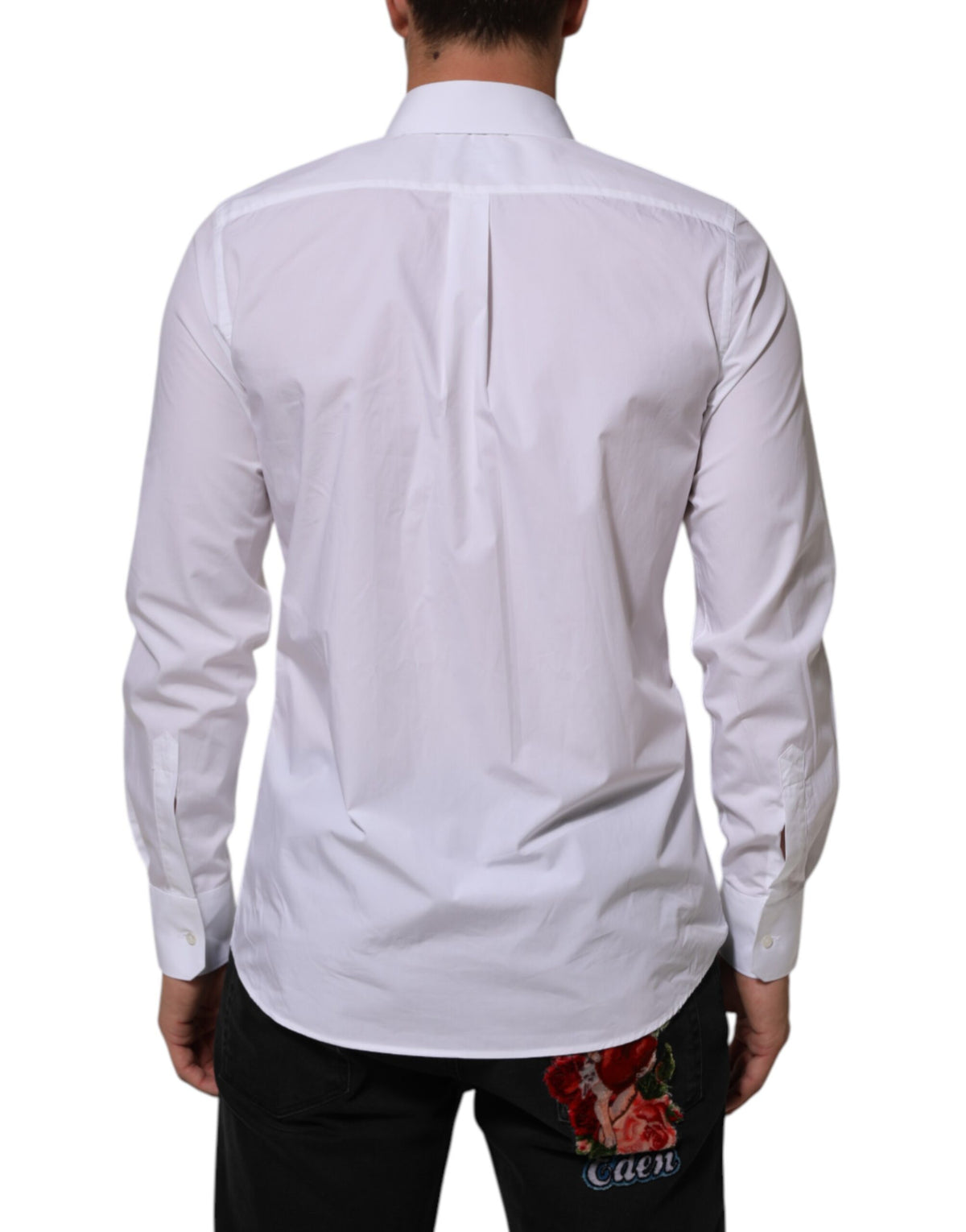 Chemise habillée Dolce &amp; Gabbana MARTINI en coton blanc pour homme