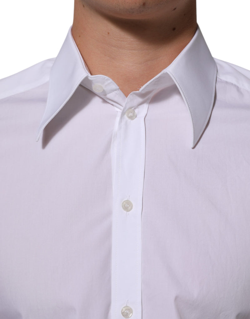 Chemise habillée Dolce &amp; Gabbana MARTINI en coton blanc pour homme