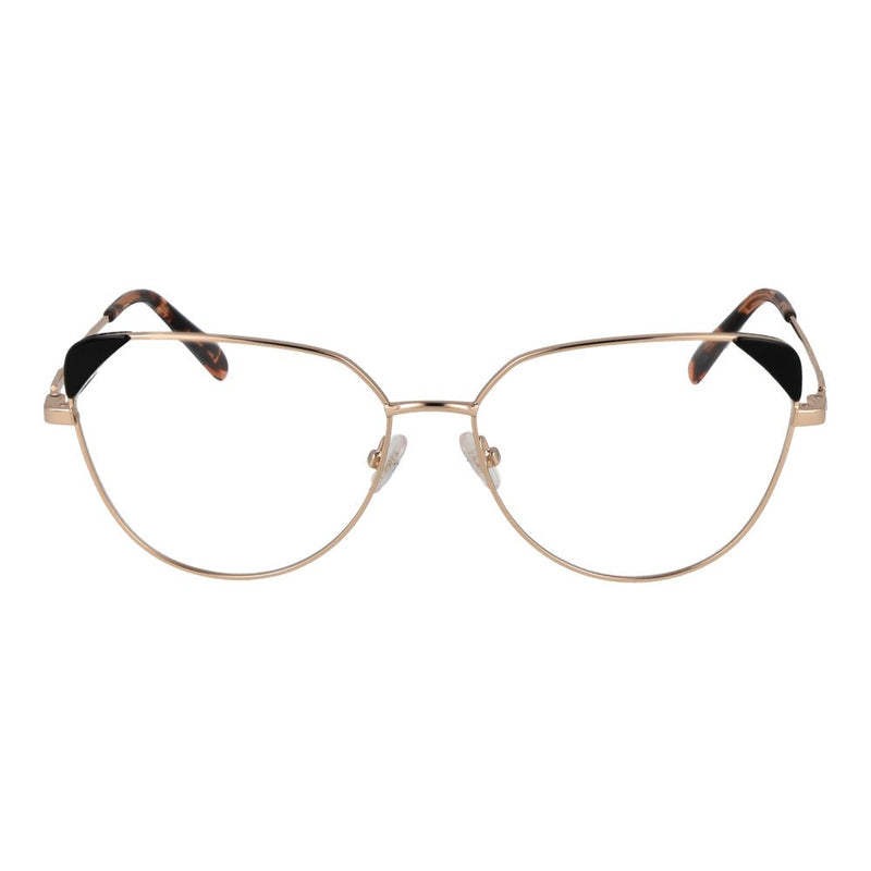 Emilio Pucci Gold Women Glasses Frame - Luxurious Cat-Eye Style