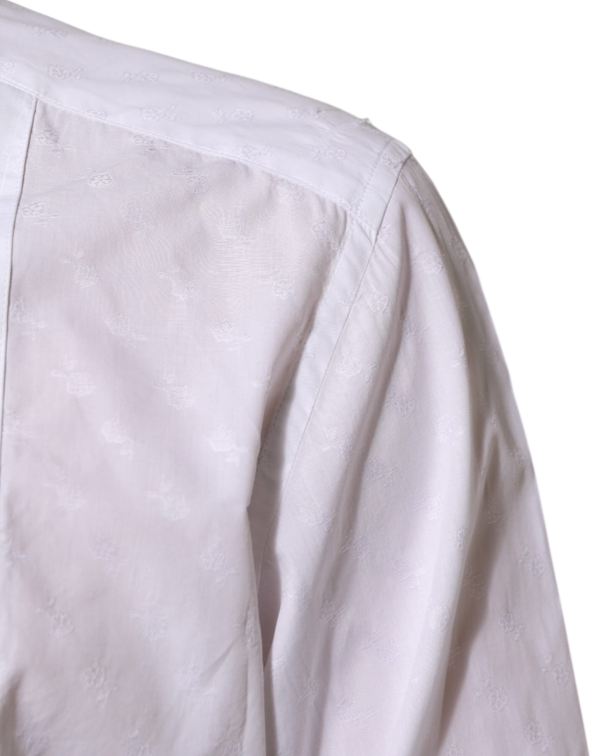 Chemise habillée Dolce &amp; Gabbana MARTINI en coton blanc à plastron