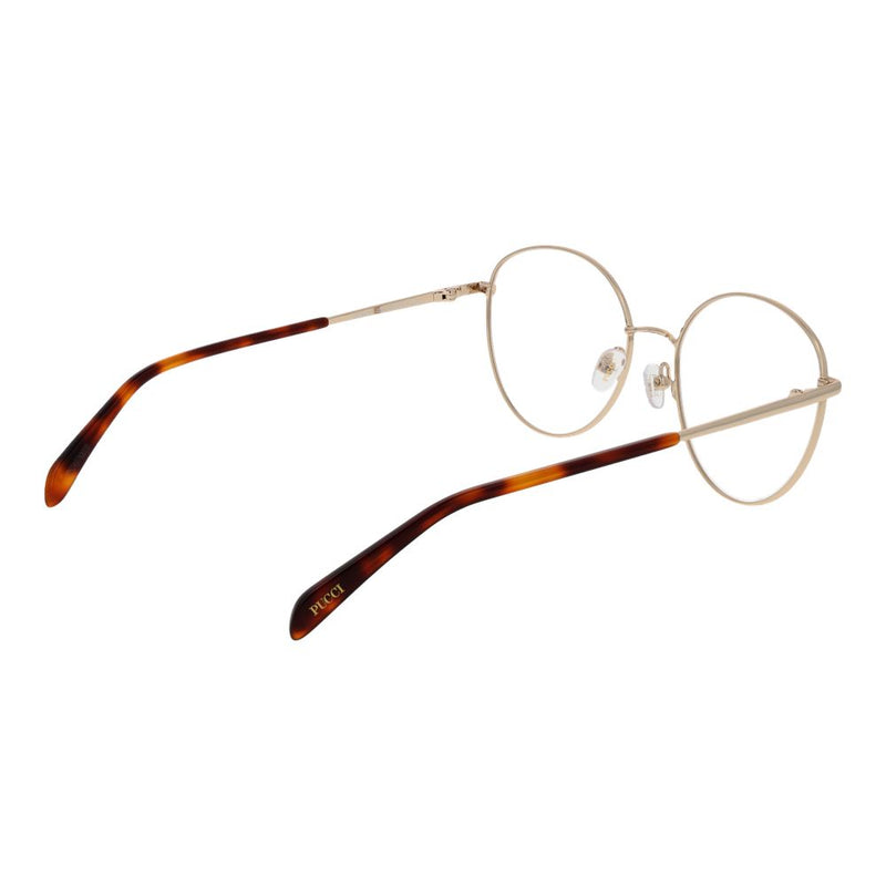Emilio Pucci Gold Women Glasses Frame - Elegant Eyewear