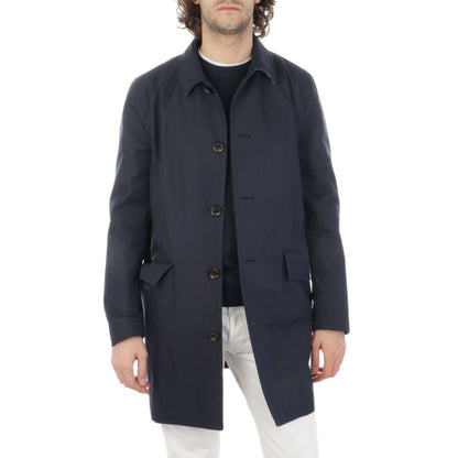 Veste en coton bleu Aquascutum