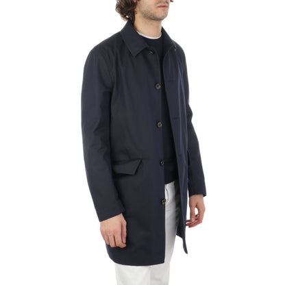 Veste en coton bleu Aquascutum