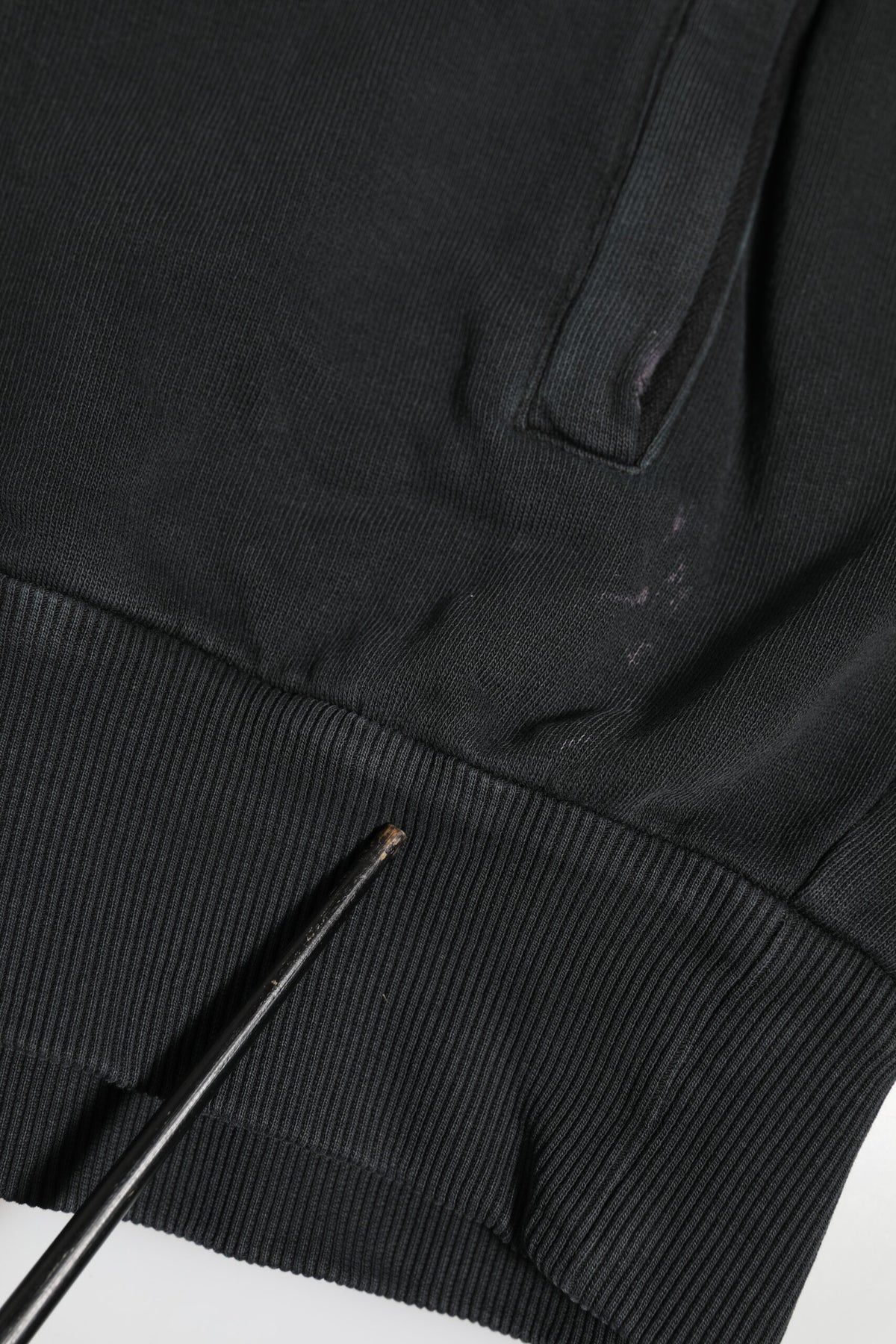 Sweat à capuche à fermeture éclair avec logo noir Dolce &amp; Gabbana