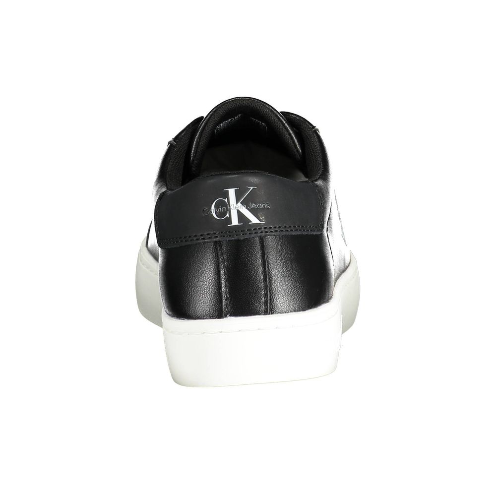Calvin Klein Black Polyester Sneaker - Eco-Friendly Style
