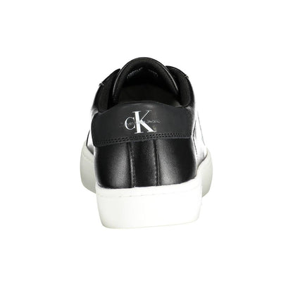 Calvin Klein Black Polyester Sneaker - Élégant et Durable