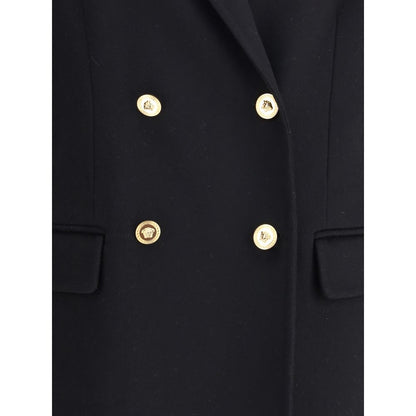 Versace Wool and cachemire Double-breasted Coat