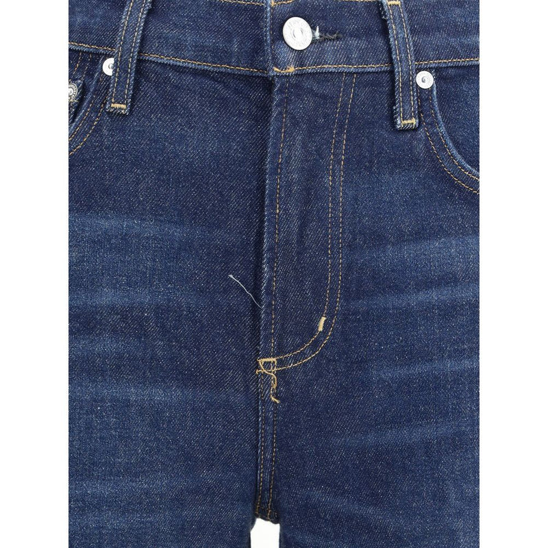 Citizens of Humanity Kimberly Blue Cotton Flared Jeans