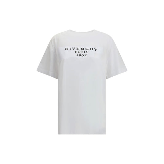 Givenchy Boxy katoenen T-shirt met Givenchy-tapeprint.