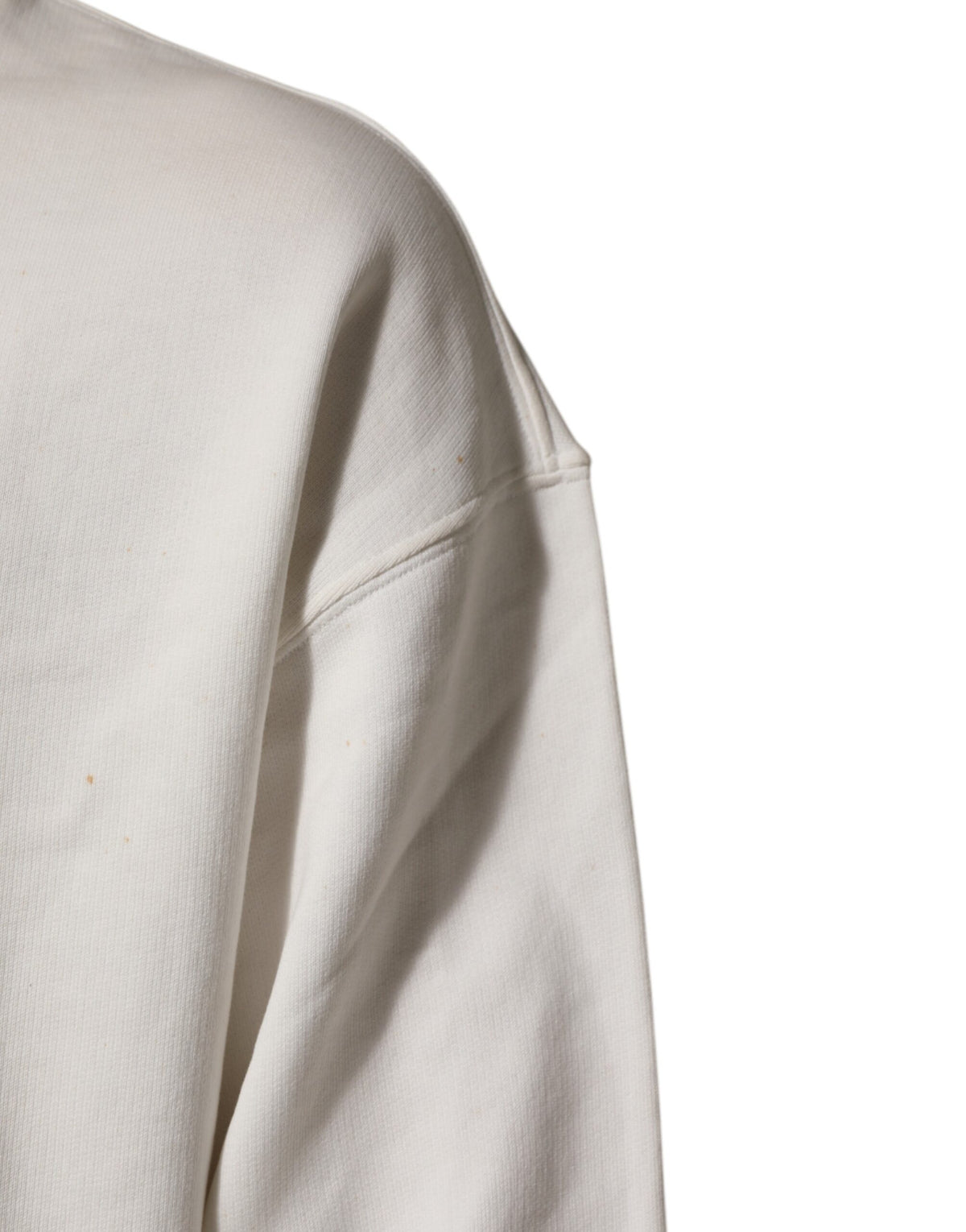 Sweat-shirt à col rond blanc avec logo DG de Dolce &amp; Gabbana