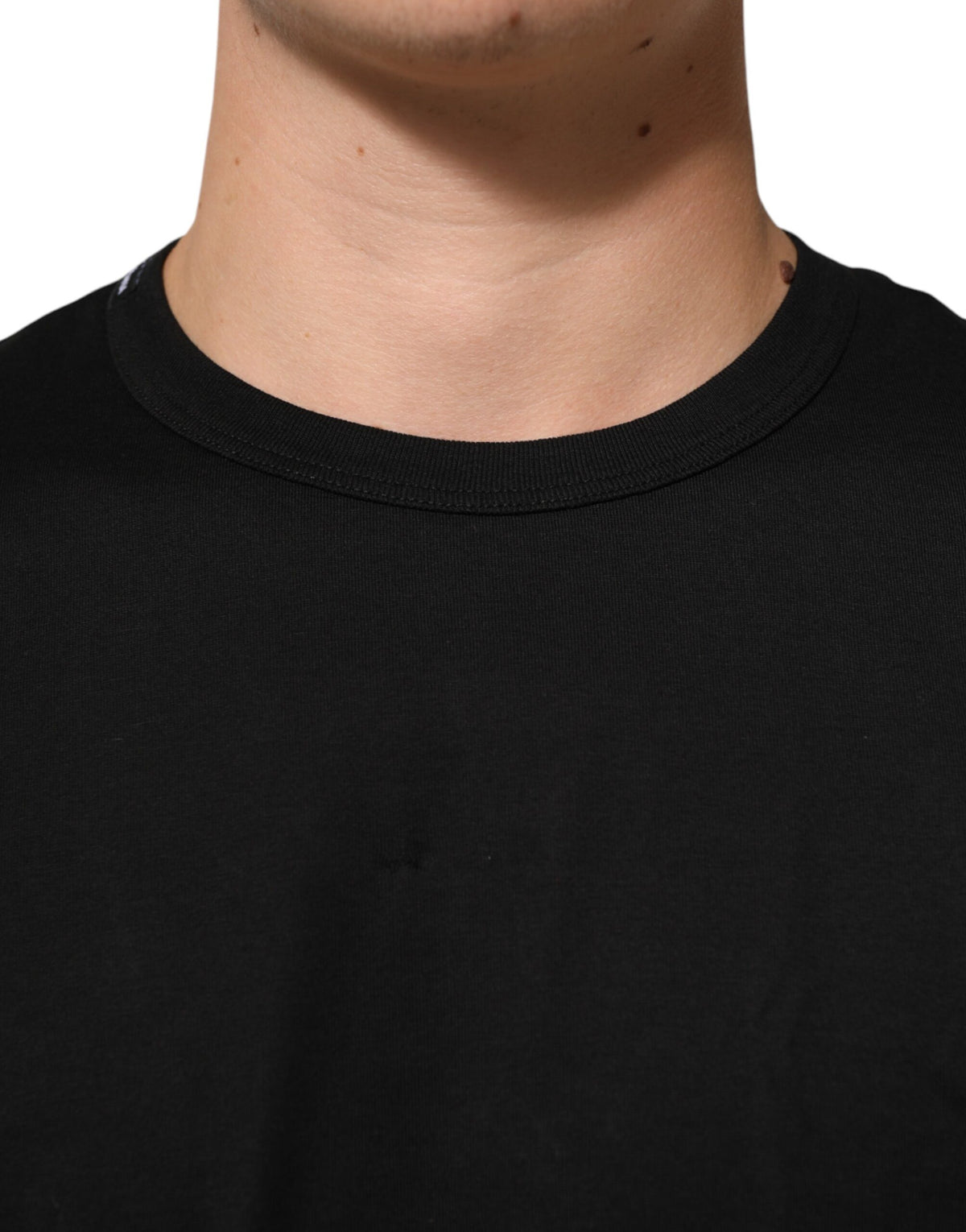 T-shirt Dolce &amp; Gabbana noir Goodluck 2021 en coton à col rond