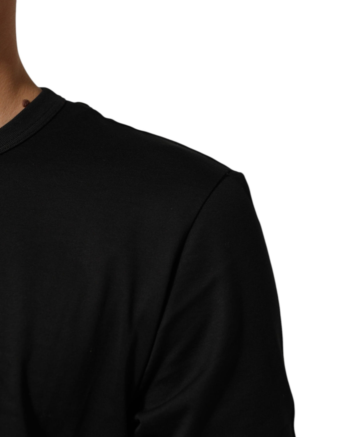 T-shirt Dolce &amp; Gabbana noir Goodluck 2021 en coton à col rond