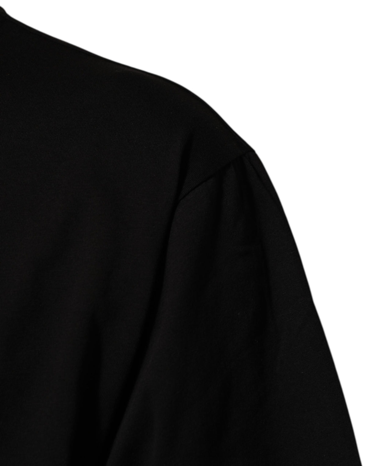 T-shirt Dolce &amp; Gabbana noir à logo imprimé en coton pour homme, col rond