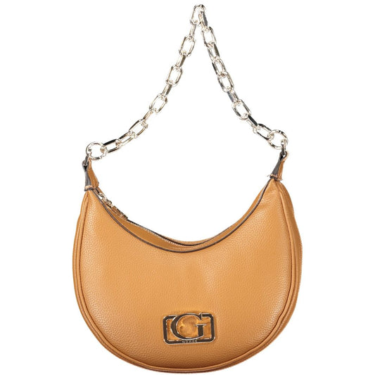 Sac à main Guess Jeans en polyéthylène marron