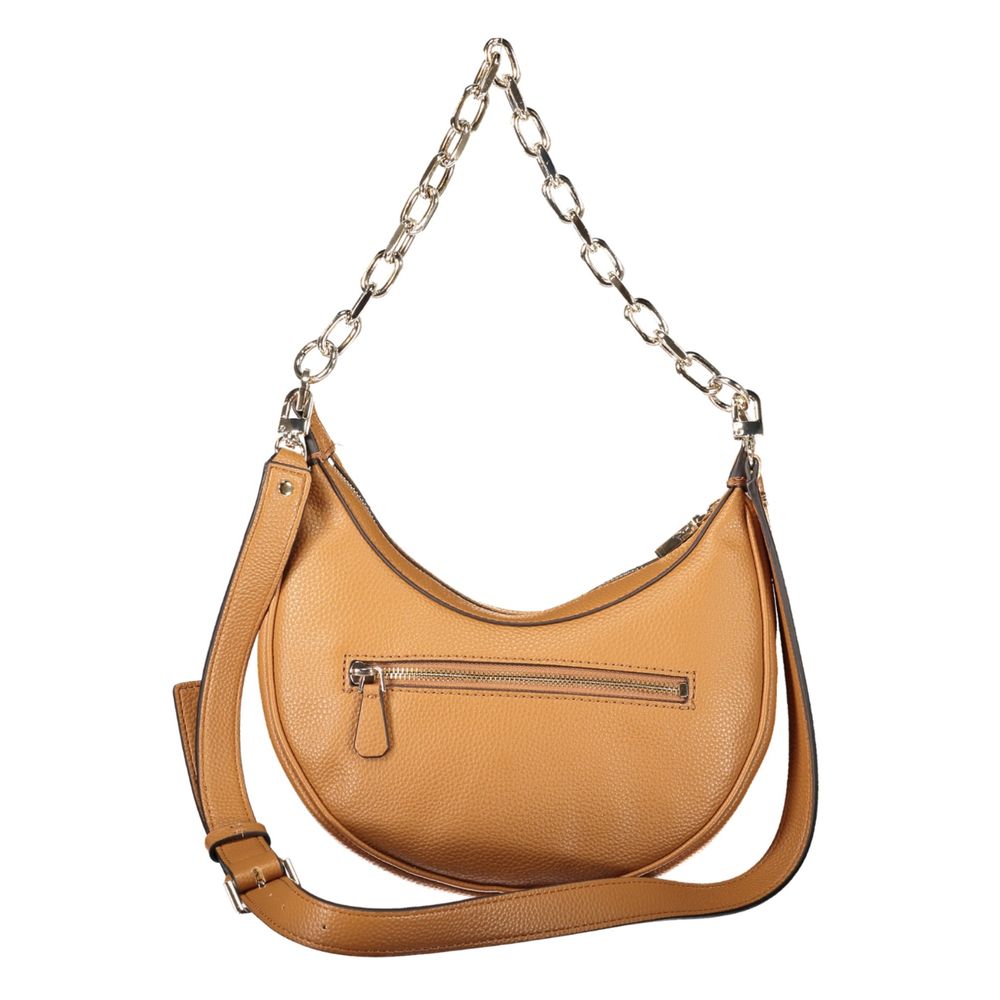 Guess Jeans CIRCE BAG - Élégante Sacoche Marron pour Femme