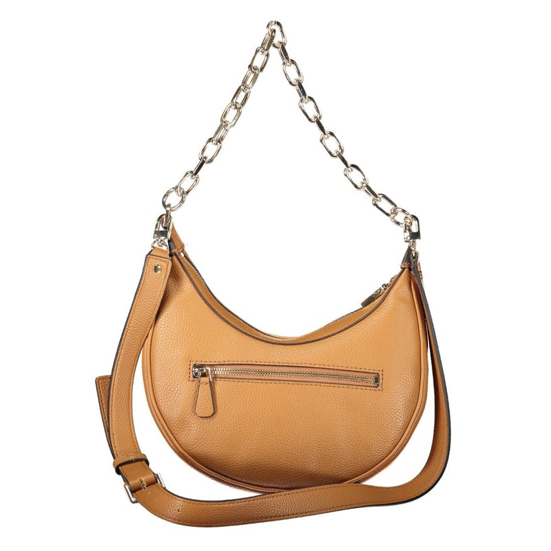 Guess Jeans CIRCE BAG - Élégante Sacoche Marron pour Femme