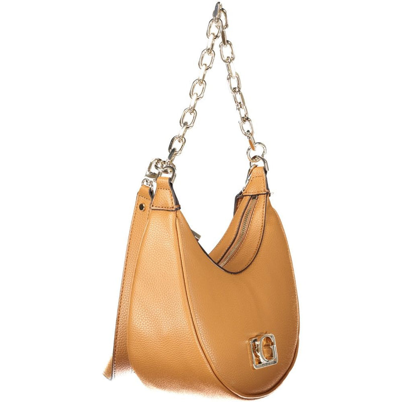 Guess Jeans CIRCE BAG - Élégante Sacoche Marron pour Femme