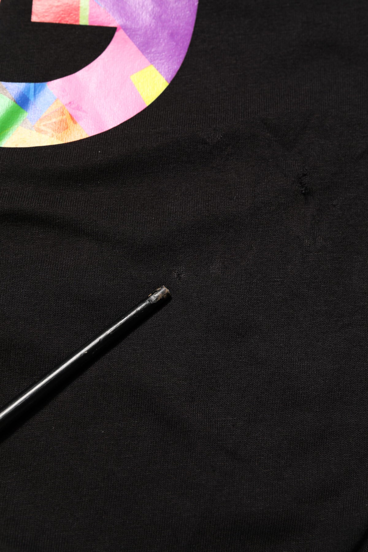 T-shirt Dolce &amp; Gabbana noir à col rond en coton imprimé logo