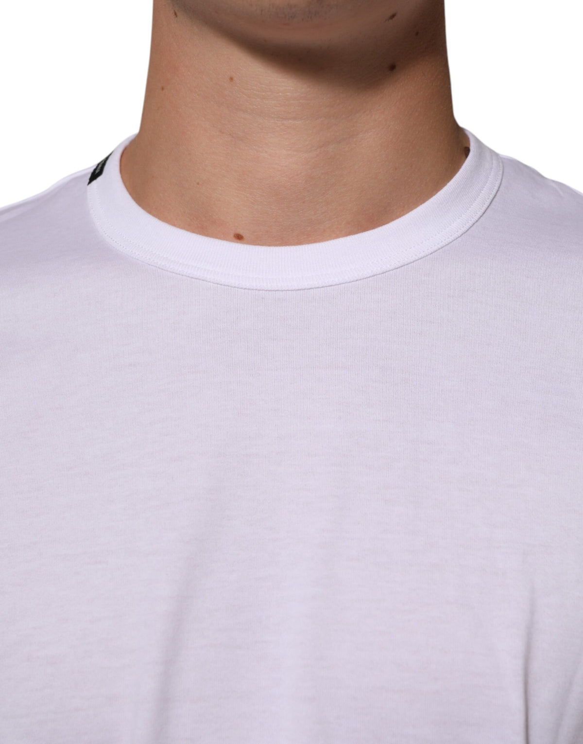 T-shirt Dolce &amp; Gabbana blanc Goodluck 2021 en coton à col rond