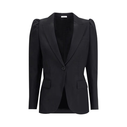 Alexander McQueen, veste noire à simple boutonnage