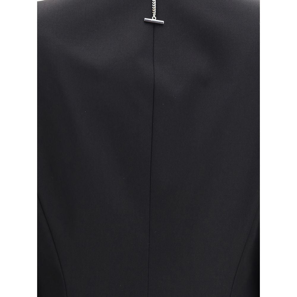 Alexander McQueen, veste noire à simple boutonnage