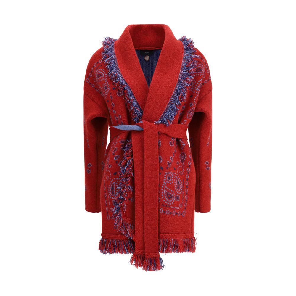 Cardigan en jacquard à motif bandana d'Alanui