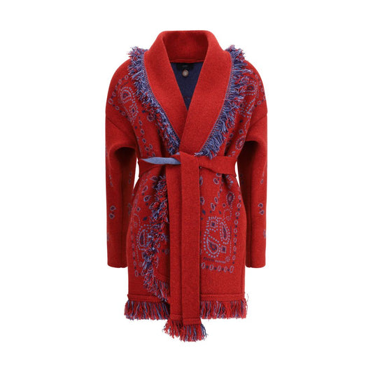Cardigan en jacquard à motif bandana d'Alanui