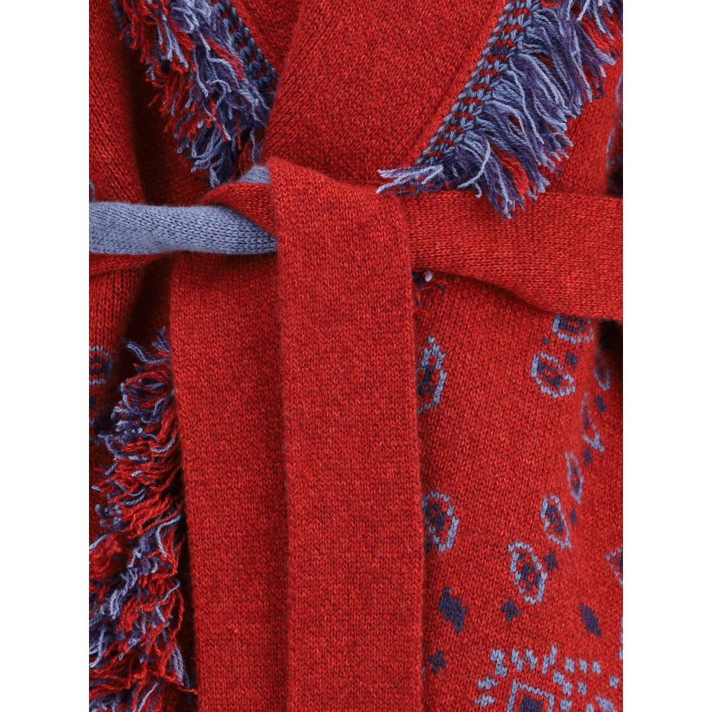 Cardigan en jacquard à motif bandana d'Alanui