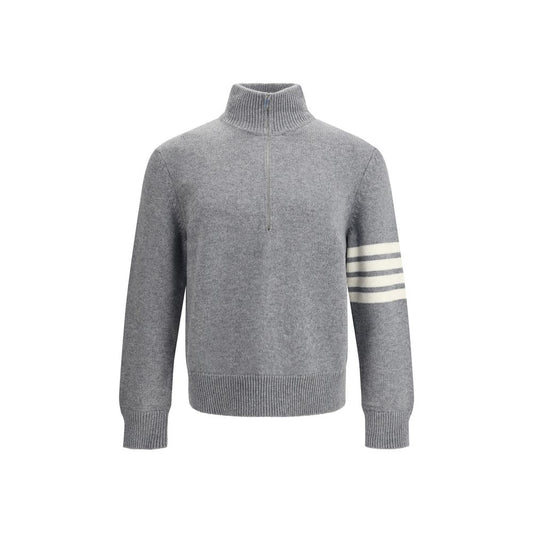 Pull Thom Browne avec motif intarsia à 4 bandes