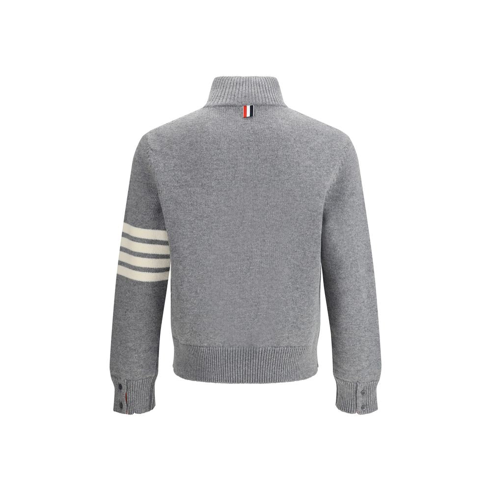Pull Thom Browne avec motif intarsia à 4 bandes